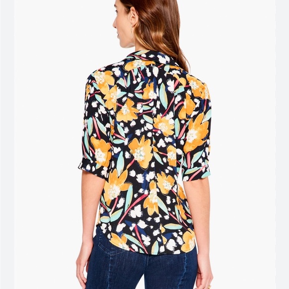 NIC+ZOE NWOT Flower Burst Top Currently in Stores - Picture 3 of 5